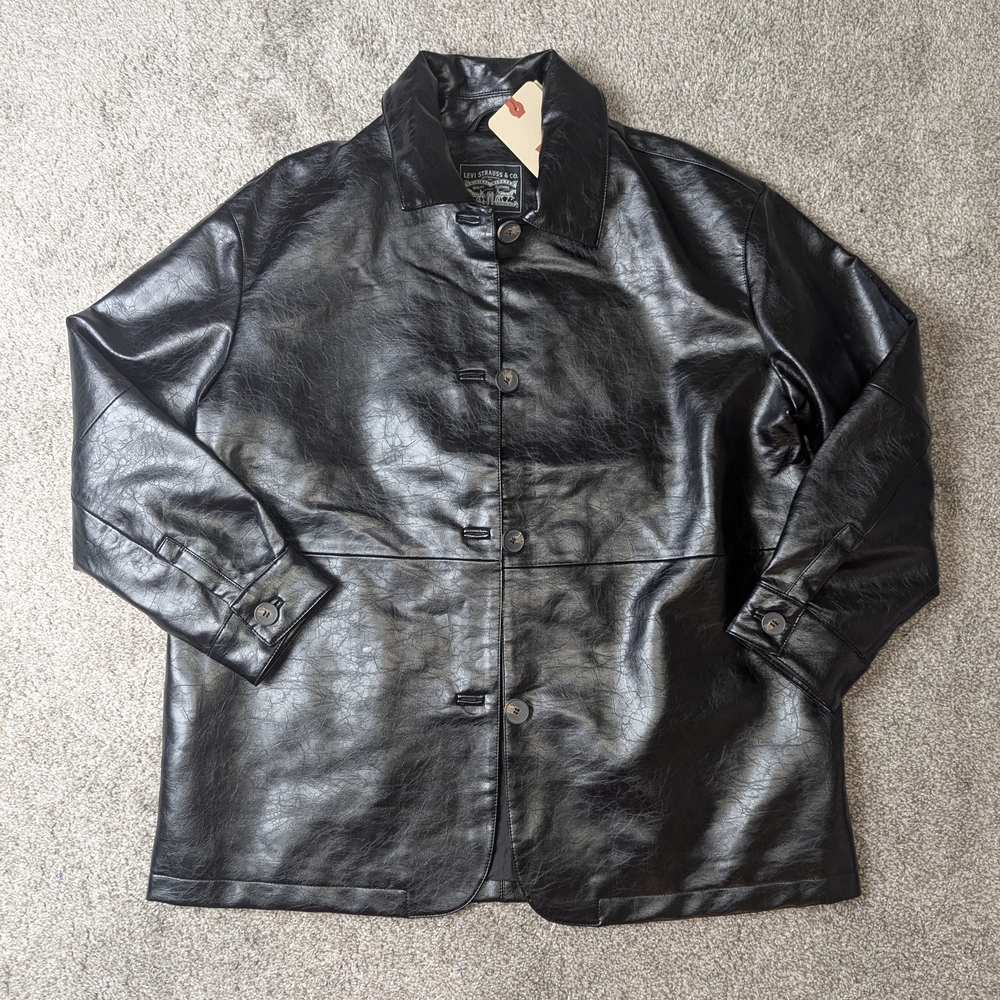 Levi's Men's Black Leather Jacket